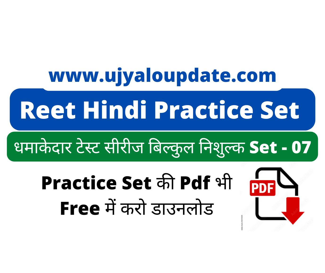 Reet Hindi Test series(3)